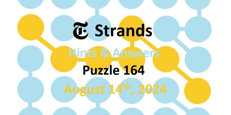 Daily Strands 164 Answers Today - 14th August 2024