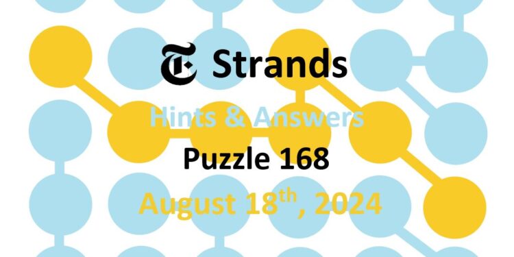 Daily Strands 168 Answers Today - 18th August 2024