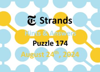 Daily Strands 174 Answers Today - 24th August 2024