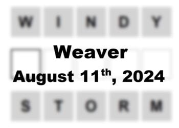 Daily Weaver Answers - 11th August 2024