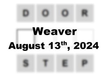 Daily Weaver Answers - 13th August 2024
