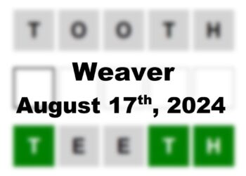 Daily Weaver Answers - 17th August 2024