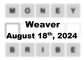 Daily Weaver Answers - 18th August 2024