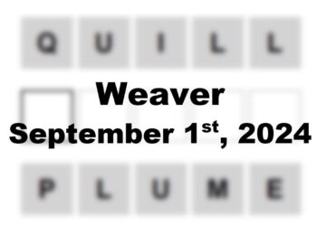 Daily Weaver Answers - 1st September 2024