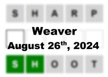 Daily Weaver Answers - 26th August 2024