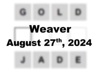 Daily Weaver Answers - 27th August 2024