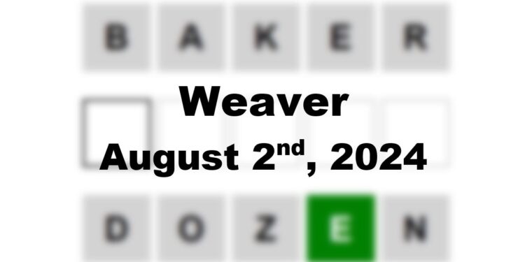 Daily Weaver Answers - 2nd August 2024