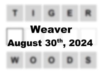 Daily Weaver Answers - 30th August 2024