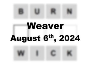 Daily Weaver Answers - 6th August 2024