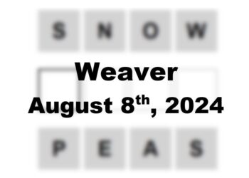Daily Weaver Answers - 8th August 2024