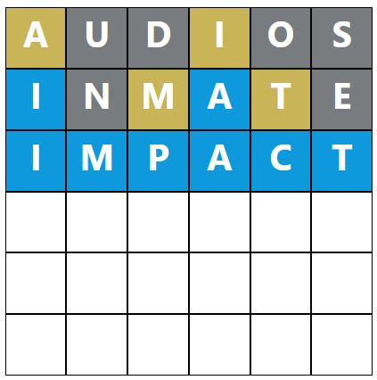 Daily Word Hurdle #1865 Morning Answer - 6th August 2024