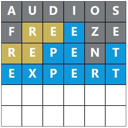 Daily Word Hurdle #1871 Morning Answer - 9th August 2024