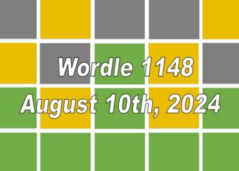 Daily Wordle 1148 - 10th August 2024