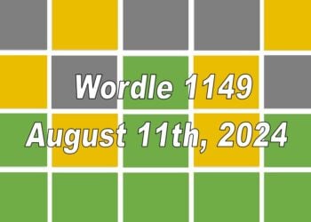 Daily Wordle 1149 - 11th August 2024