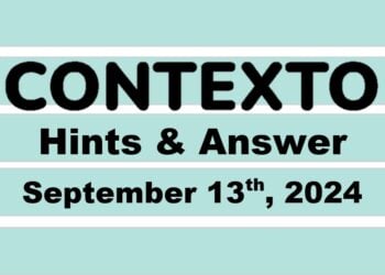 Daily Contexto 726 - September 13th 2024