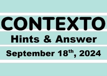 Daily Contexto 731 - September 18th 2024