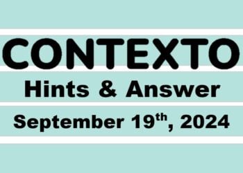Daily Contexto 732 - September 19th 2024