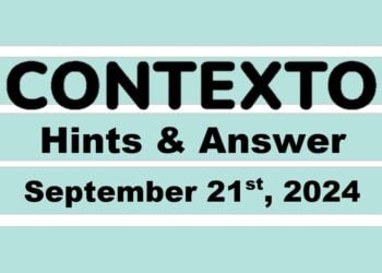 Daily Contexto 734 - September 21st 2024