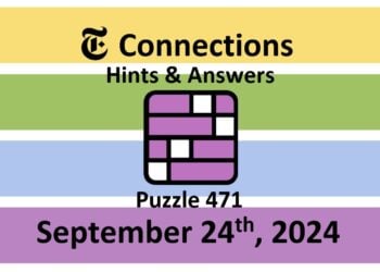 Daily NYT Connections 471 Answers - September 24th 2024