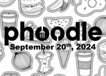 Daily Phoodle - 20th September 2024