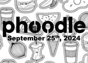 Daily Phoodle - 25th September 2024