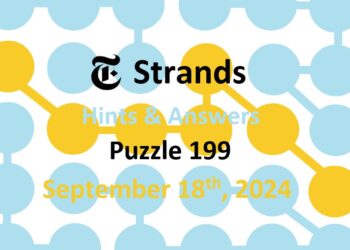 Daily Strands 199 Answers Today - 18th September 2024