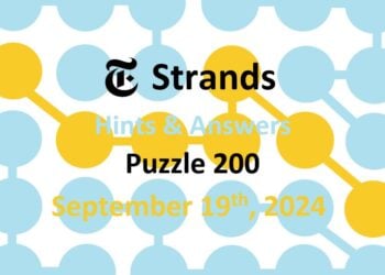 Daily Strands 200 Answers Today - 19th September 2024