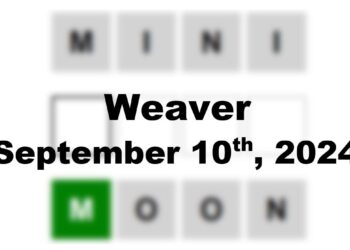 Daily Weaver Answers - 10th September 2024