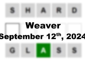 Daily Weaver Answers - 12th September 2024