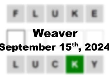 Daily Weaver Answers - 15th September 2024