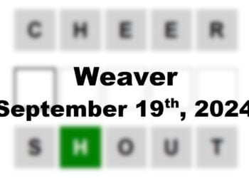 Daily Weaver Answers - 19th September 2024