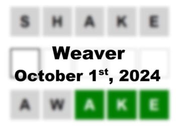 ‘Wordle’ Answer Today 1200 October 1st 2024 – Hints and Solution (10/1/24)