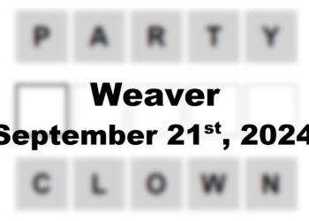 Daily Weaver Answers - 21st September 2024