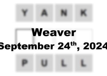 Daily Weaver Answers - 24th September 2024