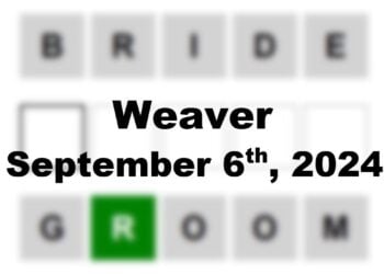 Daily Weaver Answers - 6th September 2024