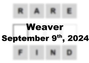 Daily Weaver Answers - 9th September 2024
