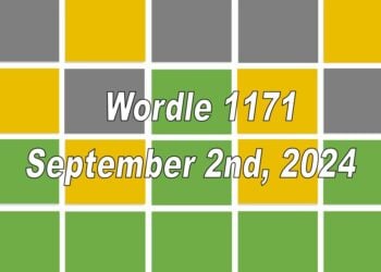 Daily Wordle 1171 - 2nd September 2024