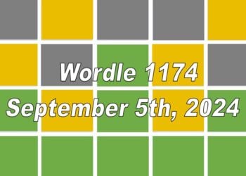 Daily Wordle 1174 - 5th September 2024