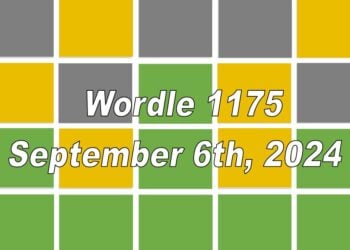Daily Wordle 1175 - 6th September 2024