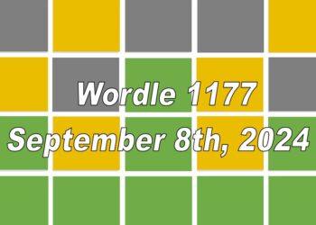 Daily Wordle 1177 - 8th September 2024