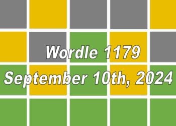 Daily Wordle 1179 - 10th September 2024