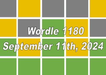 Daily Wordle 1180 - 11th September 2024