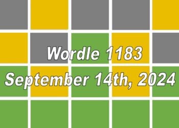 Daily Wordle 1183 - 14th September 2024