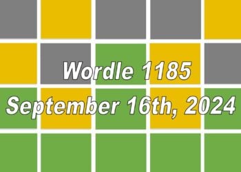 Daily Wordle 1185 - 16th September 2024