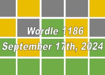 Daily Wordle 1186 - 17th September 2024