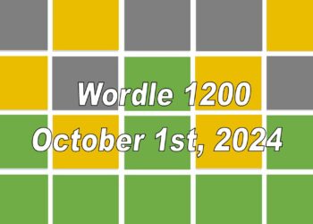 ‘Wordle’ Answer Today 1200 October 1st 2024 – Hints and Solution (10/1/24)
