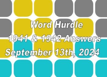 Word Hurdle #1941 & #1942 - 13th September 2024