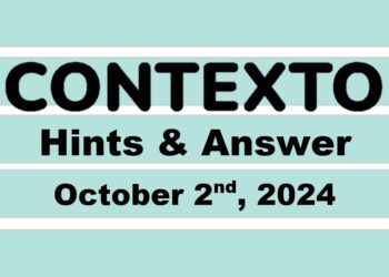 ‘Wordle’ Answer Today 1201 October 2nd 2024 – Hints and Solution (10/2/24)