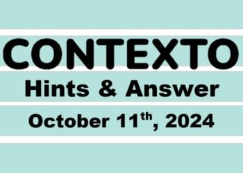 ‘Wordle’ Answer Today 1210 October 11th 2024 – Hints and Solution (10/11/24)