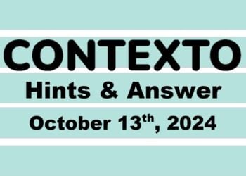 ‘Wordle’ Answer Today 1212 October 13th 2024 – Hints and Solution (10/13/24)